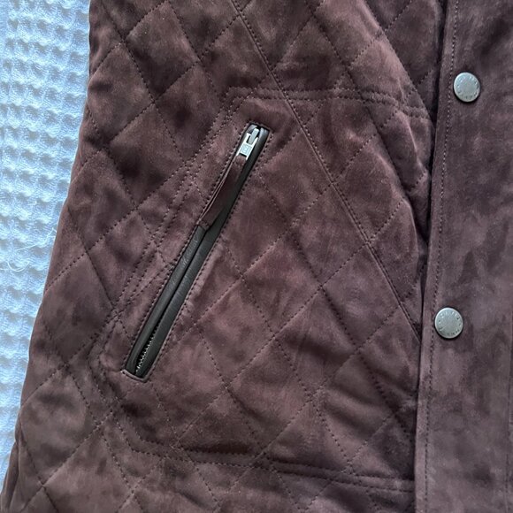 NWOT Men's Orvis Suede Padded Vest - Picture 4 of 8